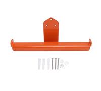 Toeponeer, Soporte de pared para soplador de mochila resistente y de acero al carbono con revestimiento naranja resistente a los arañazos, estante de almacenamiento seguro para soplador de hojas,