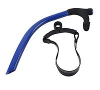 Toeponeer Tubo de respiración Frontal de natación de Silicona, Tubo de Buceo Profesional para Adultos, Tubo de Buceo (Azul)