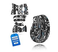 toergy 1 juego de cinta antideslizante para Logitech Lift Vertical, resistente al sudor, fácil de usar, diseño autoadhesivo, kit profesional de actualización de ratones, patrón impreso en negro
