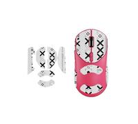 toergy 1 juego de cinta antideslizante para ratón Rapoo VT2 Max, resistente al sudor, fácil de usar, diseño autoadhesivo, kit de actualización profesional de ratones, patrón impreso en blanco