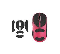 toergy 1 juego de cinta antideslizante para ratón Rapoo VT2 Max, resistente al sudor, fácil de usar, diseño autoadhesivo, kit profesional de actualización de ratones, patrón de copo de nieve negro