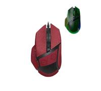 toergy 1 juego de cinta antideslizante para Razer Basilisk V3 Pro, resistente al sudor, fácil de usar, diseño autoadhesivo, kit de actualización profesional de ratones, patrón de copo de nieve rojo