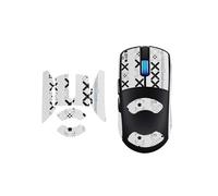 toergy 1 juego de cinta antideslizante para ROG Harpe II Ace, resistente al sudor, fácil de usar, diseño autoadhesivo, kit profesional de actualización de ratones, patrón impreso en blanco