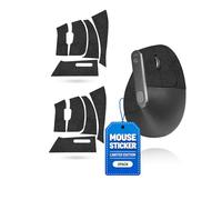 toergy 2 juegos de cinta antideslizante para Logitech MX Vertical, resistente al sudor, fácil de usar, diseño autoadhesivo, kit de actualización profesional de ratones, patrón de nieve negro