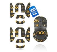 toergy 2 juegos de cinta antideslizante para Logitech Signature M650 L, resistente al sudor, fácil de usar, diseño autoadhesivo, kit de actualización profesional de ratones, impresión negra y dorada