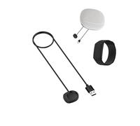 toergy Cable de carga para Amazfit Helio Strap Smart Band Fitness Tracker, cable de carga rápida con fijación magnética, diseño ligero y duradero, bolsa de almacenamiento de viaje de silicona portátil