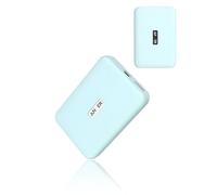 toergy Funda de silicona para Anker MagGO (10000 mAh, 15 W), resistente a los arañazos, a prueba de golpes, resistente al polvo, portátil, Slim Fit para carga magnética (azul claro)