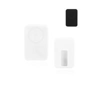 toergy Funda de silicona para Anker Nano A110Z Power Bank (10000 mAh), función de luz nocturna, resistente a los arañazos, a prueba de golpes, tragba, color blanco