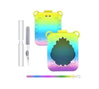toergy Funda de silicona para Bitzee Interactive Toy Harry Potter - Funda suave anticaída a prueba de golpes, cuerda y lápiz de limpieza, protección para máquina virtual de juegos de mascotas (rosa