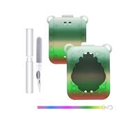 toergy Funda de silicona para Bitzee Interactive Toy Harry Potter, funda suave anticaídas, resistente a golpes, lápiz de limpieza, protección para máquina virtual de juegos de mascotas (verde mezclado