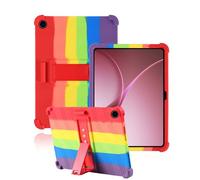 toergy Funda de silicona para OnePlus Pad Go 2 / GO2 12,1 pulgadas Tablet - Funda premium con aberturas precisas, antigolpes, ajuste multiángulo y sensación cómoda de la mano, arco iris