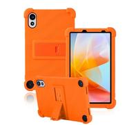 toergy Funda de silicona para tablet Blackview Zeno 1 / TechLife Pad Lite de 8 pulgadas, apertura precisa, antigolpes y antiarañazos, ajuste multiángulo, sensación cómoda de la mano, naranja