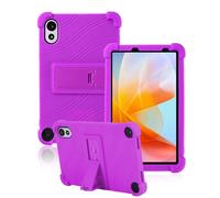 toergy Funda de silicona para tablet Blackview Zeno 1 / TechLife Pad Lite de 8 pulgadas, apertura precisa, antigolpes y antiarañazos, ajuste multiángulo, sensación cómoda de la mano, color lila