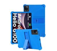 toergy Funda de silicona para tablet DOOGEE Tab E3 de 11 pulgadas, funda premium con aberturas precisas, antigolpes, antiarañazos, ajuste multiángulo y sensación cómoda en la mano, color azul