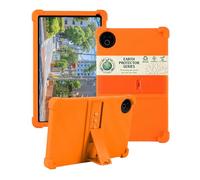 toergy Funda de silicona para tablet Laptok KB1001 de 10,1 pulgadas, funda premium con aberturas precisas, antigolpes, antiarañazos, ajuste multiángulo y sensación cómoda en la mano, color naranja