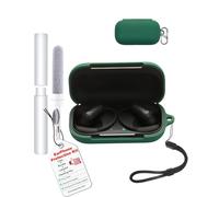 toergy Funda para auriculares inalámbricos Anker Soundcore AeroFit 2 Pro, funda protectora de silicona suave, a prueba de golpes, resistente a los arañazos, con recortes precisos, color verde