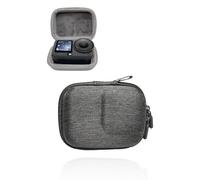 toergy Funda para DJI Osmo Action 6 - Pequeña carcasa rígida con revestimiento impermeable y resistente a los arañazos, compacta funda de cámara como bolsa de viaje para accesorios de cámara, gris