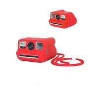 toergy Funda para Polaroid Go, funda ecológica de material duradero, práctica funda de viaje con recortes precisos, resistente a los golpes y al polvo, color rojo