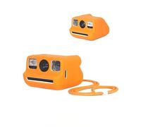 toergy Funda para Polaroid Go, funda ecológica de material duradero, práctica funda de viaje con recortes precisos, resistente a los golpes y al polvo, color naranja