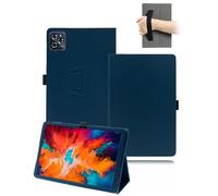 toergy - Funda para tablet Acer iconia Tab V11-22M de 11 pulgadas, piel sintética, con soporte para bolígrafo y correa de mano, color azul