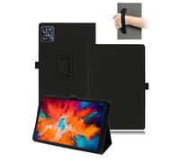 toergy - Funda para tablet Acer iconia Tab V11-22M de 11 pulgadas, piel sintética, con soporte para bolígrafo y correa de mano, color negro