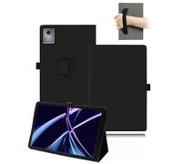 toergy - Funda para tablet Lenovo Idea Tab Pro de 12,7 pulgadas, piel sintética, con soporte para bolígrafo y correa de mano, color negro