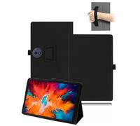 toergy - Funda para tablet TCL TAB A1 Plus de 12,2 pulgadas, piel sintética, funda con soporte para bolígrafo y correa de mano, color negro