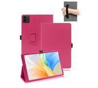 toergy Funda para tablet ZTE Blade X1001 con correa de mano, función atril y anticaída, diseño delgado y sencillo, color morado