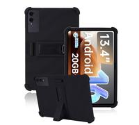 toergy Funda para TECLAST T65 13.4 pulgadas 2025 Última Tablet,Apertura Precisa,Antichoque y Anti-Saker Silicona,Ajuste Multiángulo,Cómoda Sensación de Mano,Negro