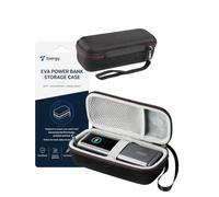 toergy Funda rígida de EVA compatible con Anker Zolo A1695 25.000 mAh 165 W batería externa de carga rápida. Bolsa de viaje a prueba de golpes con bolsillo de malla para cables y pequeños accesorios