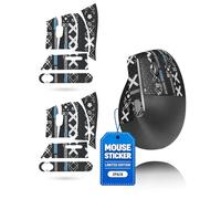 toergy Juego de 2 cintas adhesivas antideslizantes para Logitech MX Vertical, resistente al sudor, fácil de usar, diseño autoadhesivo, kit de actualización profesional de ratones, patrón impreso en