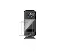 toergy Juego de 3 protectores de pantalla para cámara SJCAM C300, resistente a arañazos y sin burbujas, resistente a los golpes (protector de pantalla y lente)