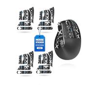 toergy Juego de 4 cintas adhesivas antideslizantes para Logitech MX Vertical, resistente al sudor, fácil de usar, diseño autoadhesivo, kit de actualización profesional de ratones, patrón impreso en