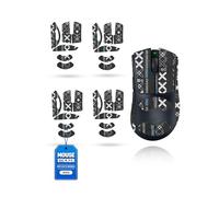 toergy Juego de 4 cintas antideslizantes para Razer DeathAdder V4 Pro, resistentes al sudor, fáciles de usar, diseño autoadhesivo, kit de actualización profesional de ratones, patrón impreso en negro