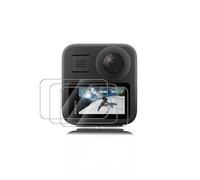 toergy Protector de pantalla de cristal templado para GoPro Max 9H HD, 3 unidades, antiarañazos, antiburbujas, antigolpes