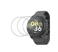 toergy Protector de pantalla de cristal templado para reloj inteligente COROS PACE 4, con borde de zorro de aluminio alto, protege tu dispositivo con película duradera, paquete de 3 unidades