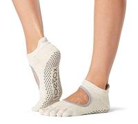 Toesox - Calcetines de Dedos Bellarina para Mujer (S) (Avena)