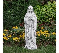 TOETOL Estatua de oración de la Virgen María de 29.9 Pulgadas de Alto, decoración Religiosa para jardín, jardín, hogar, Patio, césped, Pasillo, decoración, Escultura de óxido de magnesio
