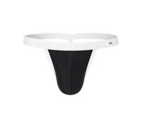 TOF Paris - Ropa Interior Tanga Hombre - Mon Amour Microfiber Thong Black - 1x Tamaño L