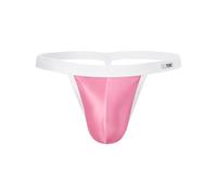 TOF Paris - Ropa Interior Tanga Hombre - Mon Amour Microfiber Thong Pink - 1x Tamaño L