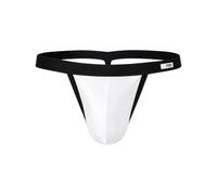 TOF Paris - Ropa Interior Tanga Hombre - Mon Amour Microfiber Thong White - 1x Tamaño L