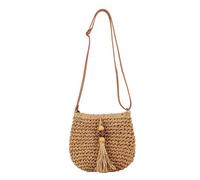 TOFBS Bolso Crossbody Mujer Bandolera Rafia Tejido Crochet Paja Verano Playa Bolsos Mano Grande Fiesta Bolsa Cruzado Casual