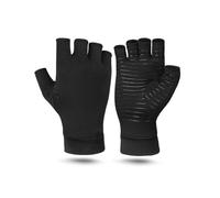 TOFBS Guantes Compresión Terapéuticos Medio Dedo Soporte Muñeca Antideslizantes Alivio Dolor Articulaciones Cobre Respirable Talla Xl