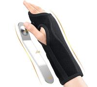 TOFBS Muñequera Tunel Carpiano, Muñequeras Ortopedicas con Férula de Metal para Síndrome de Túnel Carpiano, Alivio del Dolor de Fracturas de Muñeca, Esguinces, Artritis, Tendinitis
