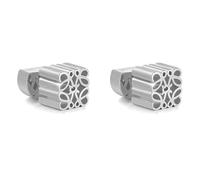 TOFBS Pendientes Cuadrados Minimalistas Elegantes Joyas Mujer Aretes Brillantes Acero Inoxidable Hipoalergénicos Estilo Coreano