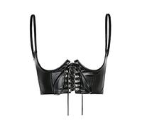 TOFBS Punk Cinturón de Arnés de Cintura Corsé de Cuero Cinturón Chaleco Sexy Gótico Cinturón Joyería Corporal Ajustable para Mujer Niñas (Negro5)
