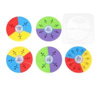 Tofficu 1 Juego Disco De Aprendizaje De Fracciones Equipos Acertijos De Pastel De Matemáticas Educación Temprana Para Niños Pequeños Recurso Niño Pequeño El Plastico Baldosas De Cerámica