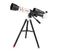 Tofficu 1 Pieza Telescopio de visión Nocturna telescopio de Juguete Refractor de un Solo Tubo astronómico el plastico Blanco Color Aleatorio