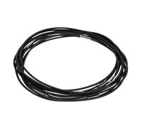 Tofficu 10 Piezas de cuerda para laptop Cierre banda elástica del cuaderno cordón elástico vinculante portalápices para libro bandas elásticas para cuadernos nylon Negro