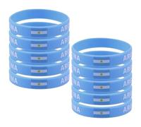 Tofficu 10 Unidades Pulsera de Silicona Diseño Único y Material Cómodo, Adecuado para Fiesta Futbol Decor y Torneos de Fútbol, Resistente al Agua para Aficionados Deportivos